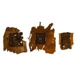 * Coptic. Three Egyptian cloth fragments, circa 2nd-3rd century AD