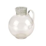 * Lalique (Rene, 1860-1945). An early 20th century glass lemonade jug