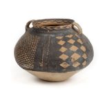 * Funerary pot. A Chinese Neolithic funerary pot, circa 2000 BC