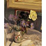 * Petley-Jones (Llewellyn, 1908-1986). Still life of flowers, oil on canvas