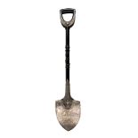 * Presentation spade. A fine Victorian presentation spade