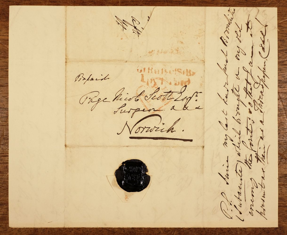 * Beatty (Sir William, 1773-1842). Autograph letter to Page Nicol Scott, 1840 - Image 4 of 4