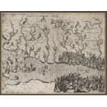 * Drayton (Michael). Untitled allegorical map of South Wales and North Somerset, circa 1622