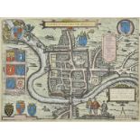 * Chester. Braun (Georg & Hogenberg Frans), Cestria (vulgo) Chester Angliae Civitas, 1581