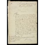 * George II (King of Great Britain and Ireland, 1683-1760). Manuscript Warrant, 1716