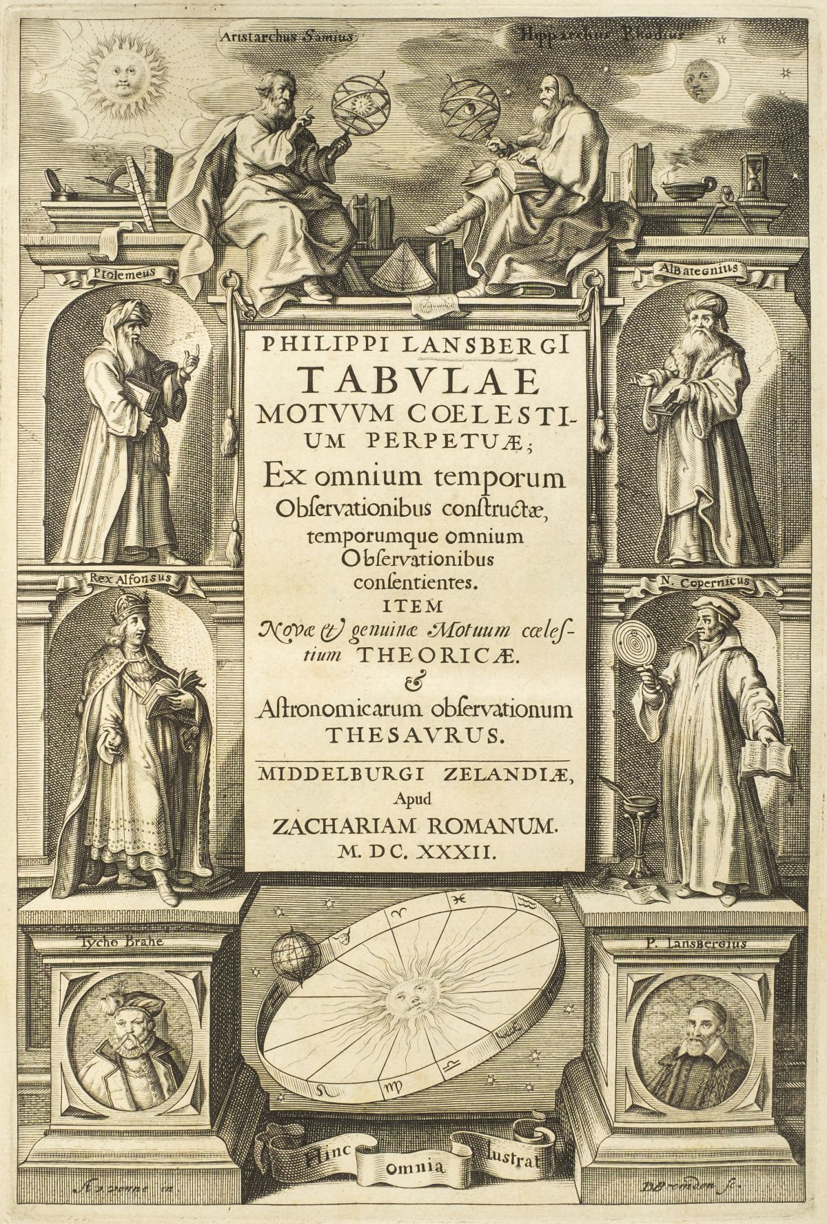 Lansberg (Philipp). Tabulae Motuum Coelestium Perpetuae, 1632 - Image 2 of 5