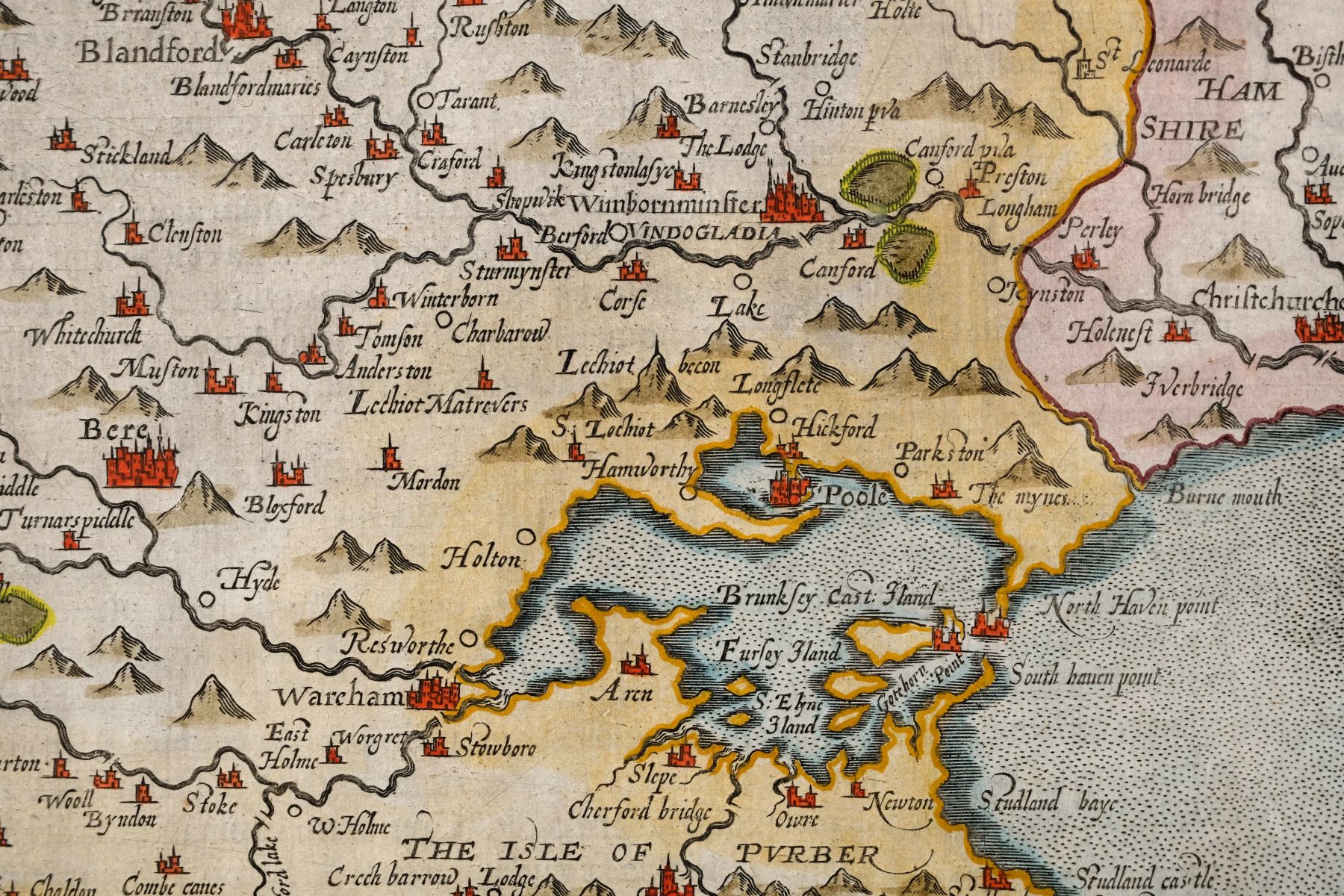 Dorset. Blaeu (Johannes), Comitatus Dorcestria sive Dorsettia; vulgo Anglice Dorset Shire, 1660 - Image 5 of 5