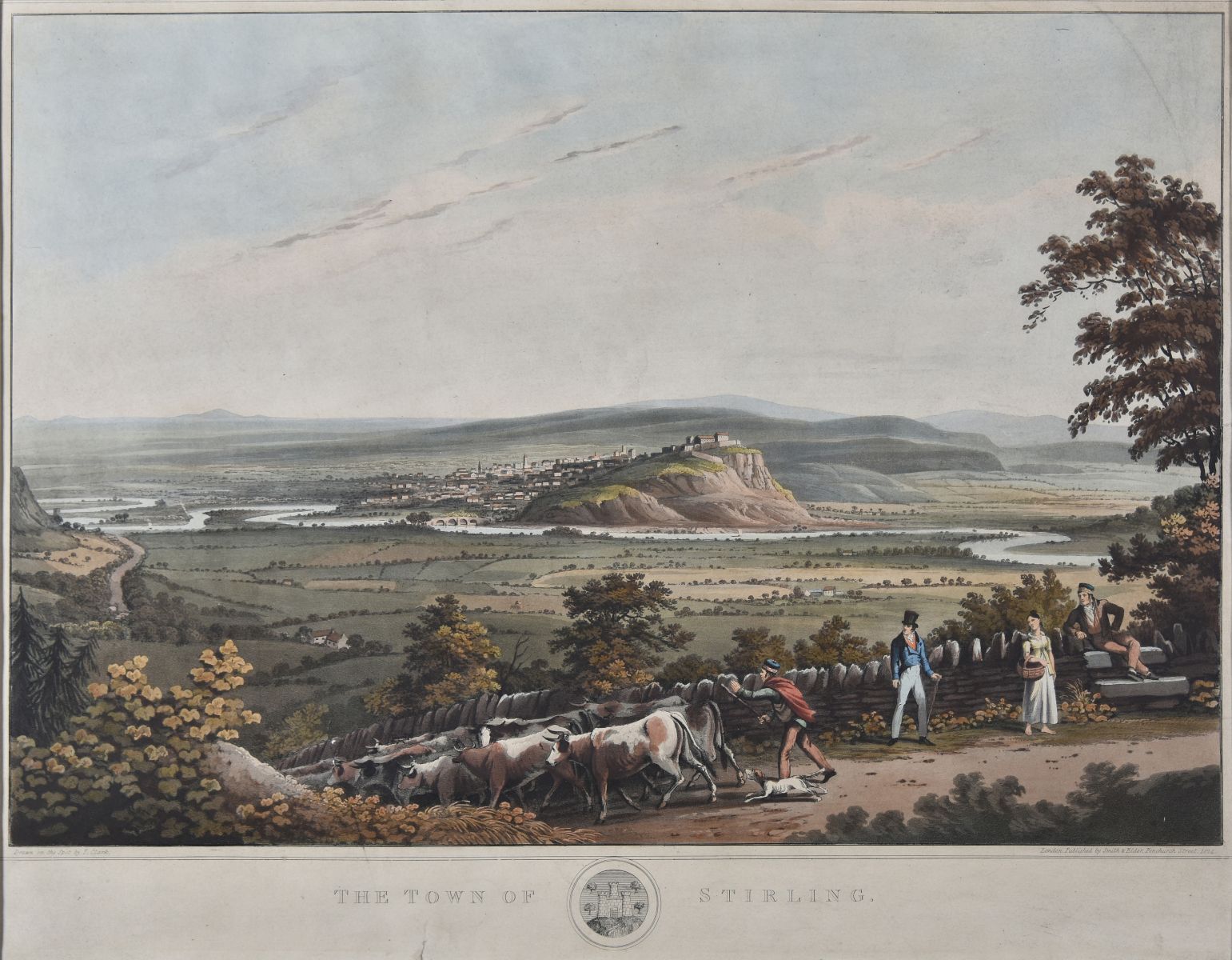 * Clark (John). The Town of Dunkeld [and] The Town of Sterling, 1824