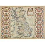 * British Isles. Speed (John), Britain as it was devided ..., during their Heptarchy, 1676