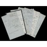 * Frith (William Powell Frith, 1819-1909). A group of 17 autograph letters signed, 1860s/1900s