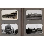 * Railways. 3 albums of postcards & photos, 20th c.