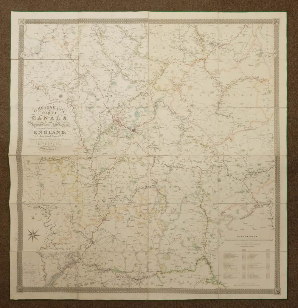 Canal Maps. Bradshaw (G.), Two canal maps, circa 1829 - Image 2 of 7