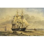 * Steam Clippers. A pair of watercolours, circa 1840s