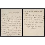 * Wellington (Duke of). Autograph letter signed to Sir Charles Stuart, Almeida, 1810