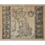 British Isles. Blaeu (Johannes), Britannia prout divisa suit temporibus Anglo-Saxonum..., circa