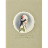 * Byron. Watercolour of the Maid of Athens, mid-late 19th century