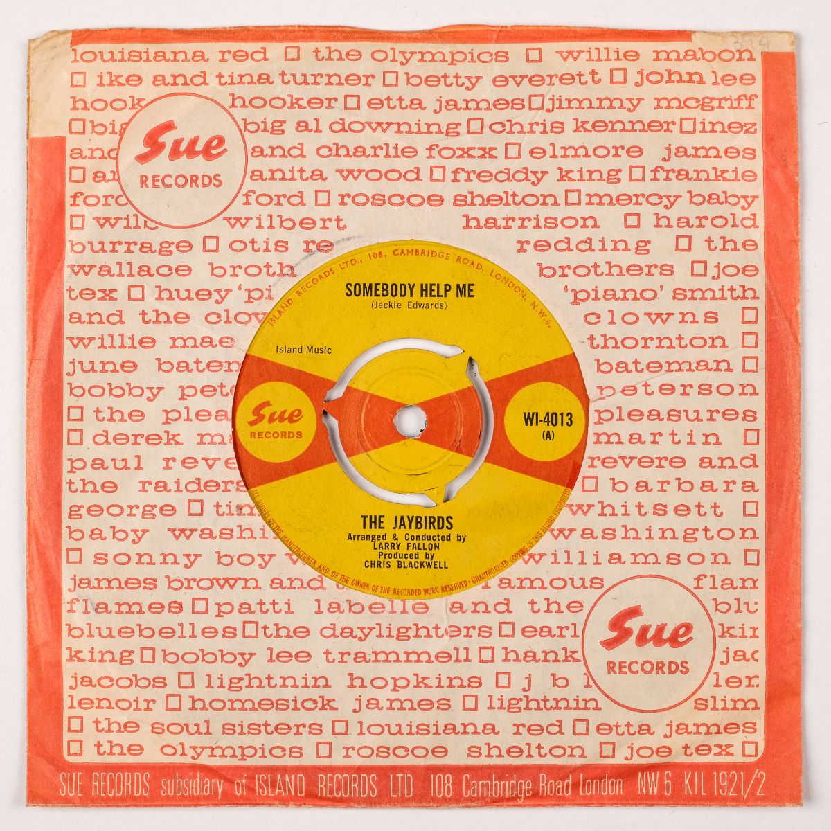 * Blues / R&B. Collection of 17 rare original 45rpm blues / R&B singles on Sue Records. - Image 4 of 18