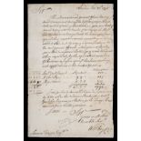 * Military & Naval Autographs. An assorted collection, 18th/19th c.