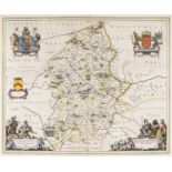 Midland counties. Blaeu (Johannes), Staffordiensis comitatus vulgo Stafford Shire, circa 1660