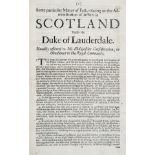 Maitland (John, Duke of Lauderdale). Administration of affairs in Scotland, [1679]