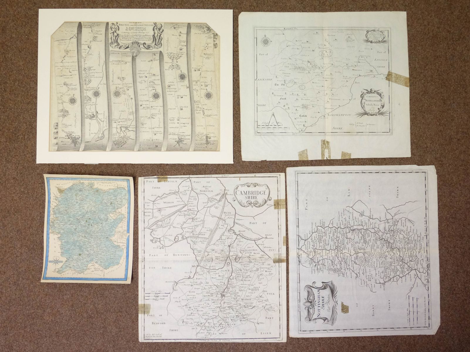 British county maps. A mixed collection of approximately forty maps, 17th - 19th century - Image 3 of 5