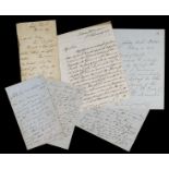 * Dalhousie (Marquess of). Autograph letter signed to Sir William Hooker, 1849, & other Indian