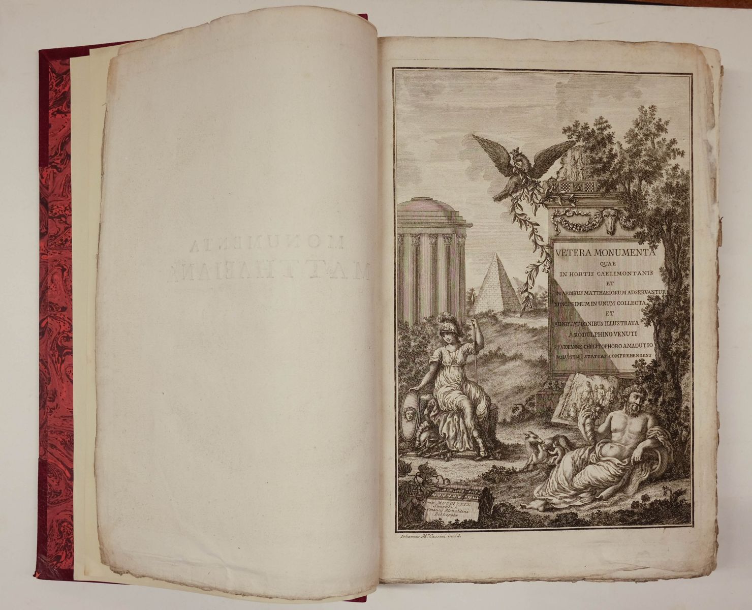 Venuti (Ridolfino). Vetera Monumenta quae in Hortis Caelimontanis, 3 vols., Rome, 1776-79 - Image 16 of 18