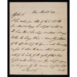 * Wellington (Duke of). Autograph letter signed to Sir Charles Stuart, Viseu, Portugal, 1810