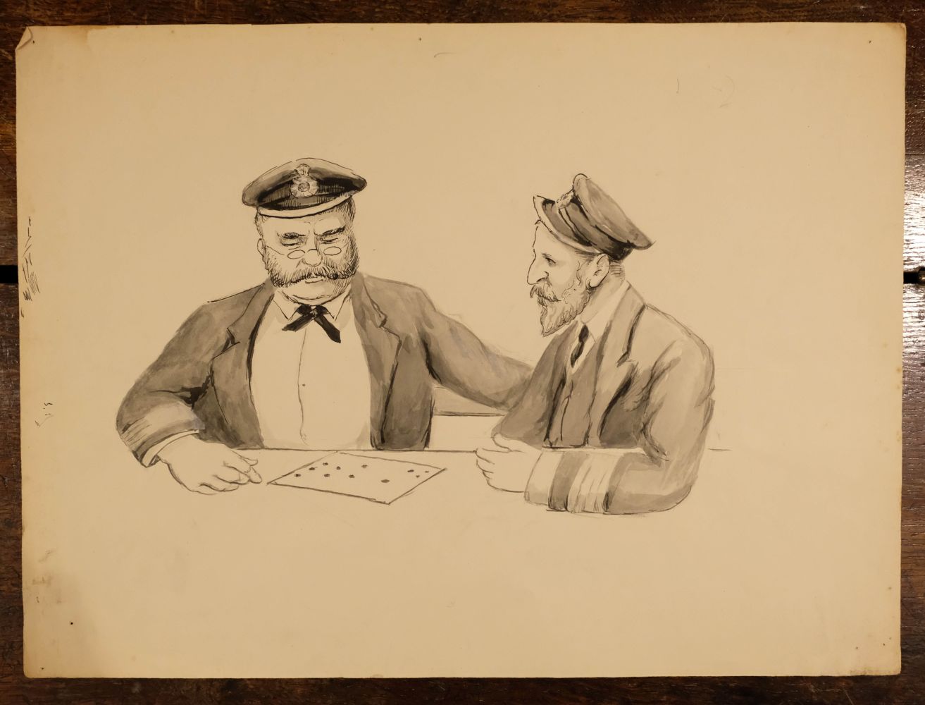 * India. A collection of fourteen pen & ink sketches of the Bengal Pilot Service, circa 1880 - Image 3 of 9