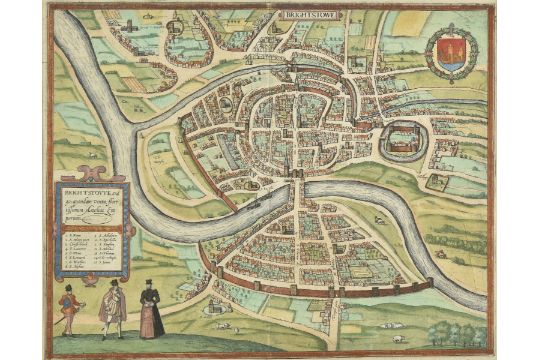 * Bristol. Braun (Georg & Hogenberg Frans), Brightstowe, 1581