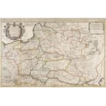Poland. Bowles (John), Poland Subdivided according to the extent of its Severall Palatinates, 1744