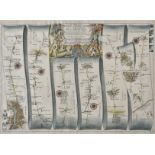 Ogilby (John). The Road from London to Aberistwith..., 1675 or later