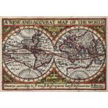 World. Van den Keere (Pieter), A New and Accurat Map of the World, 1627 or later