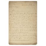 * Anglo-Savoyard Alliance. Manuscript letter, 1727