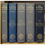 Lucas (Sir Charles). The Empire at War edited for the Royal Colonial Institute, 5 volumes, 1st ed.