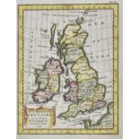 British Isles. A collection of twelve maps, mostly 18th century