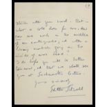 * Sitwell (Edith, 1887-1964). Two Autograph Letters Signed, 1937