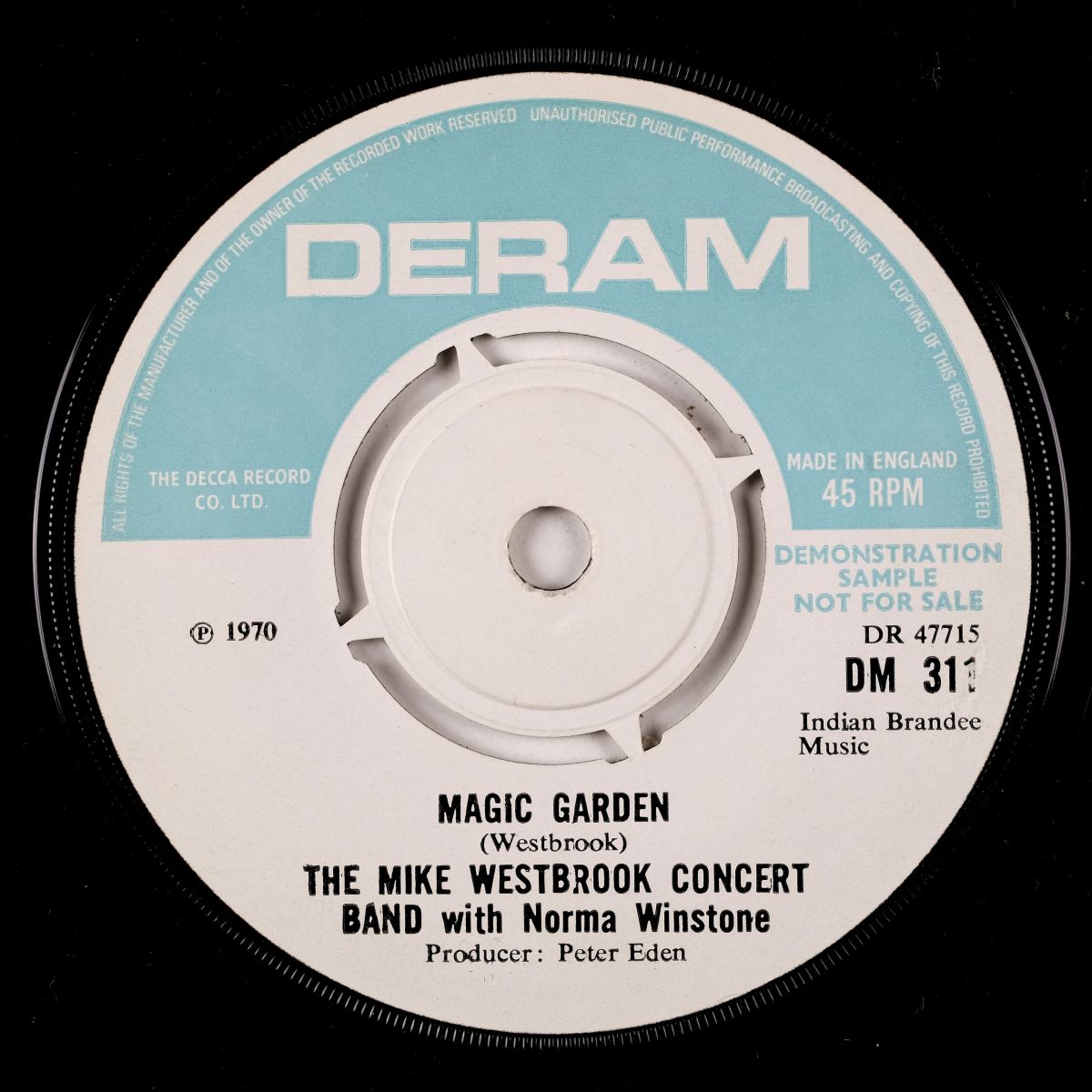 * Jazz. Pair of rare promo singles by The Mike Westbrook Concert Band (Deram, DM311 / DM234) - Image 7 of 9