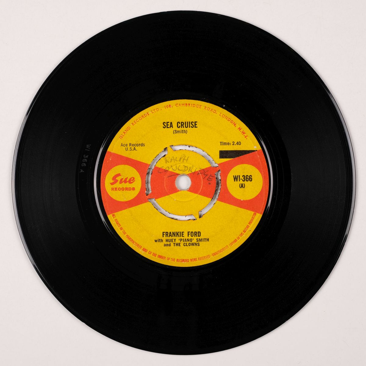 * Blues / R&B. Collection of 17 rare original 45rpm blues / R&B singles on Sue Records. - Image 10 of 18