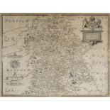 Shropshire. Saxton (Christopher & Webb William), Salopiae..., circa 1645
