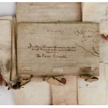 * Hampshire Deeds. 3 vellum land deeds, 17th c.