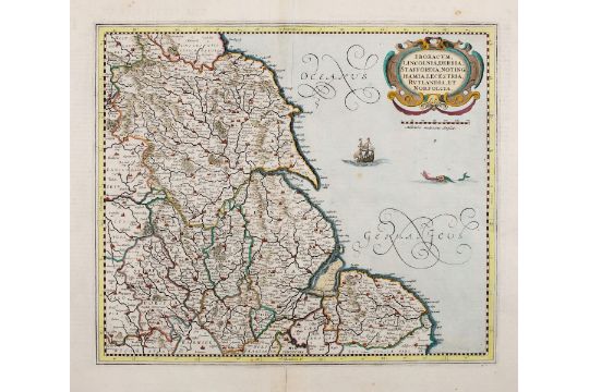 British Isles. Mercator (Gerard), Tab. I. Europae Continens Albion Britanniam et Hiberniam, 1690 - Image 2 of 4