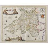 British county maps. A good mixed collection of approximately thirty maps, 17th - 19th century