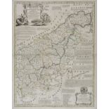 Cary (John). Six county maps, 1801 and later