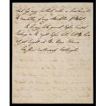 Wellington (Duke of). Autograph letter signed to Sir Charles Stuart, Celorico, Portugal, 1810