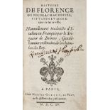Machiavel (Nicolas). Histoire de Florence, Paris: Martin Gobert, 1615