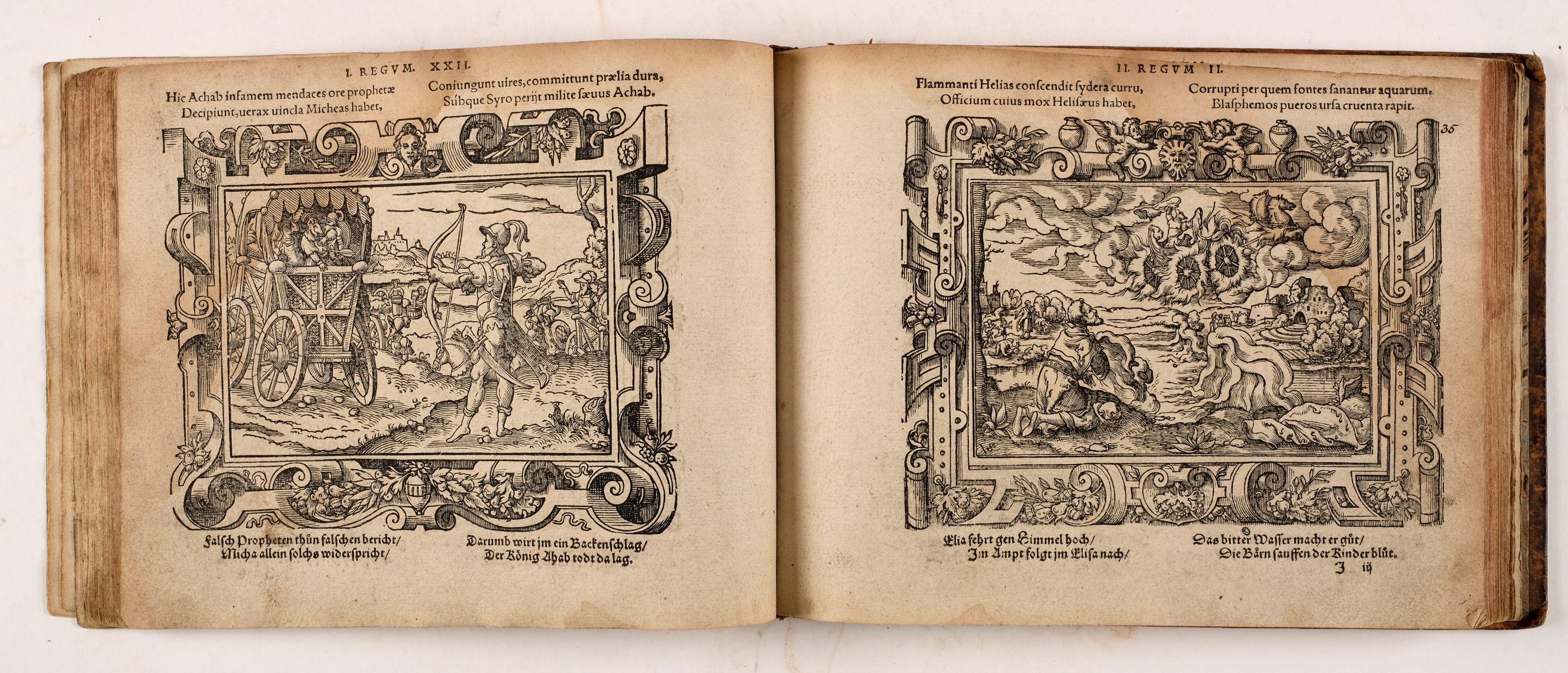 Solis (Virgil, illustrator). Biblische Figuren dess Alten Testaments ..., 1562 - Image 4 of 5