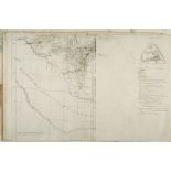 Africa. Group of approximately 36 manuscript maps, town plans and geological sections, c.1860