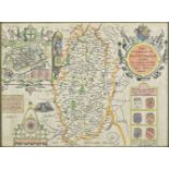 * Nottinghamshire. Four engraved maps, 17th - 19th century