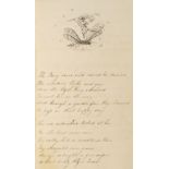Manuscript Poetry. Four volumes of manuscript poetry, 19th century, & others